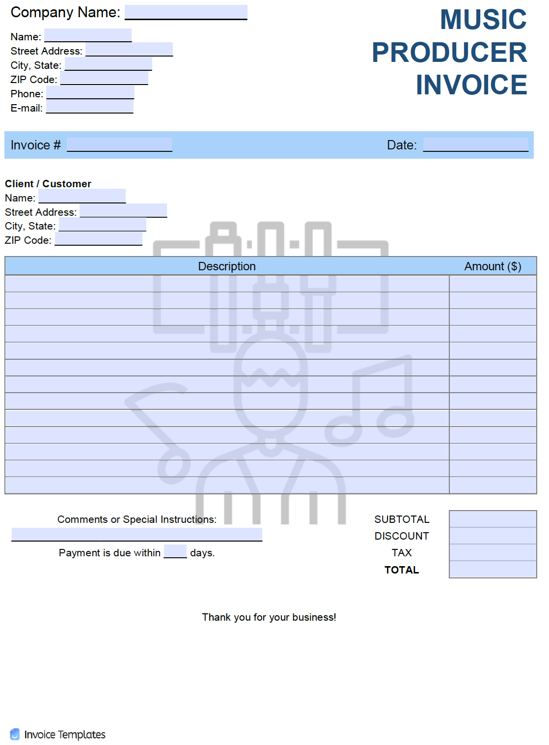 production-invoice-template